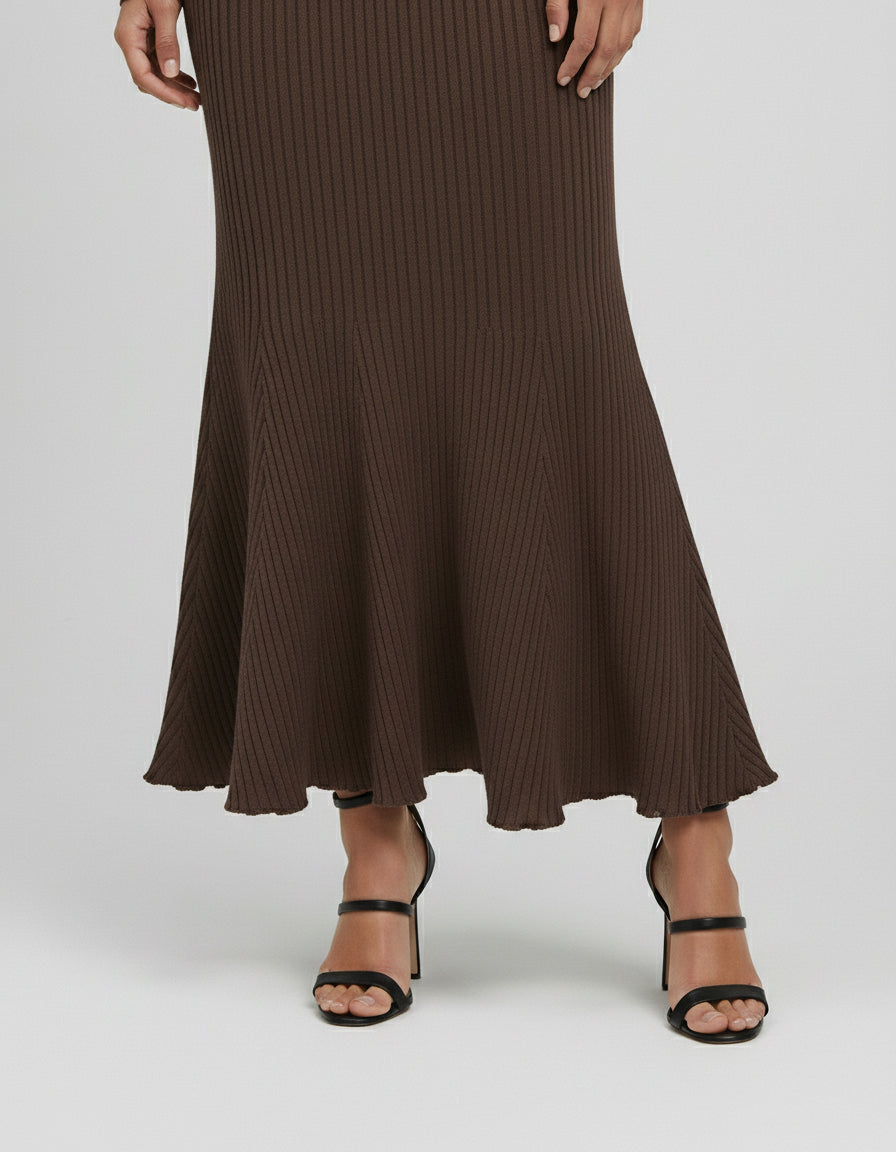 Marseille Ribbed Button Maxi Dress