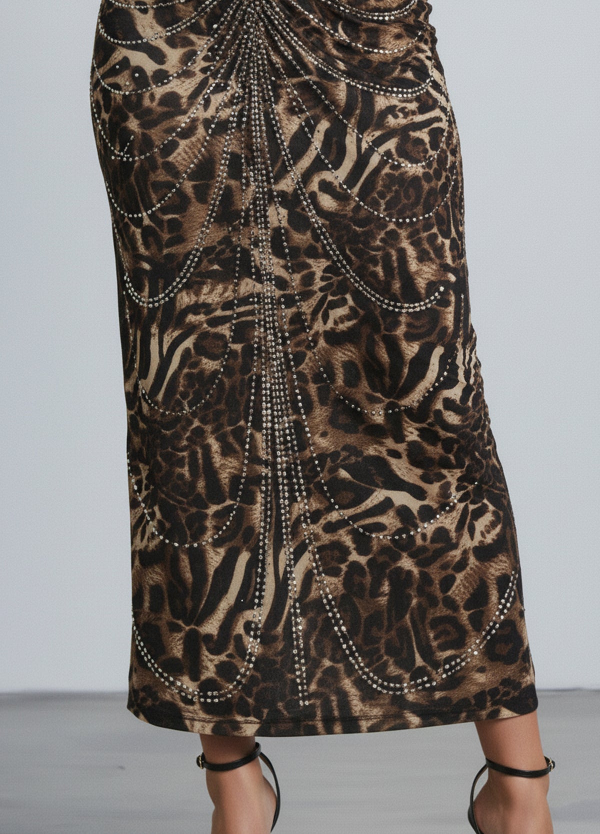Wild Luxe Embellished Two-Piece Set