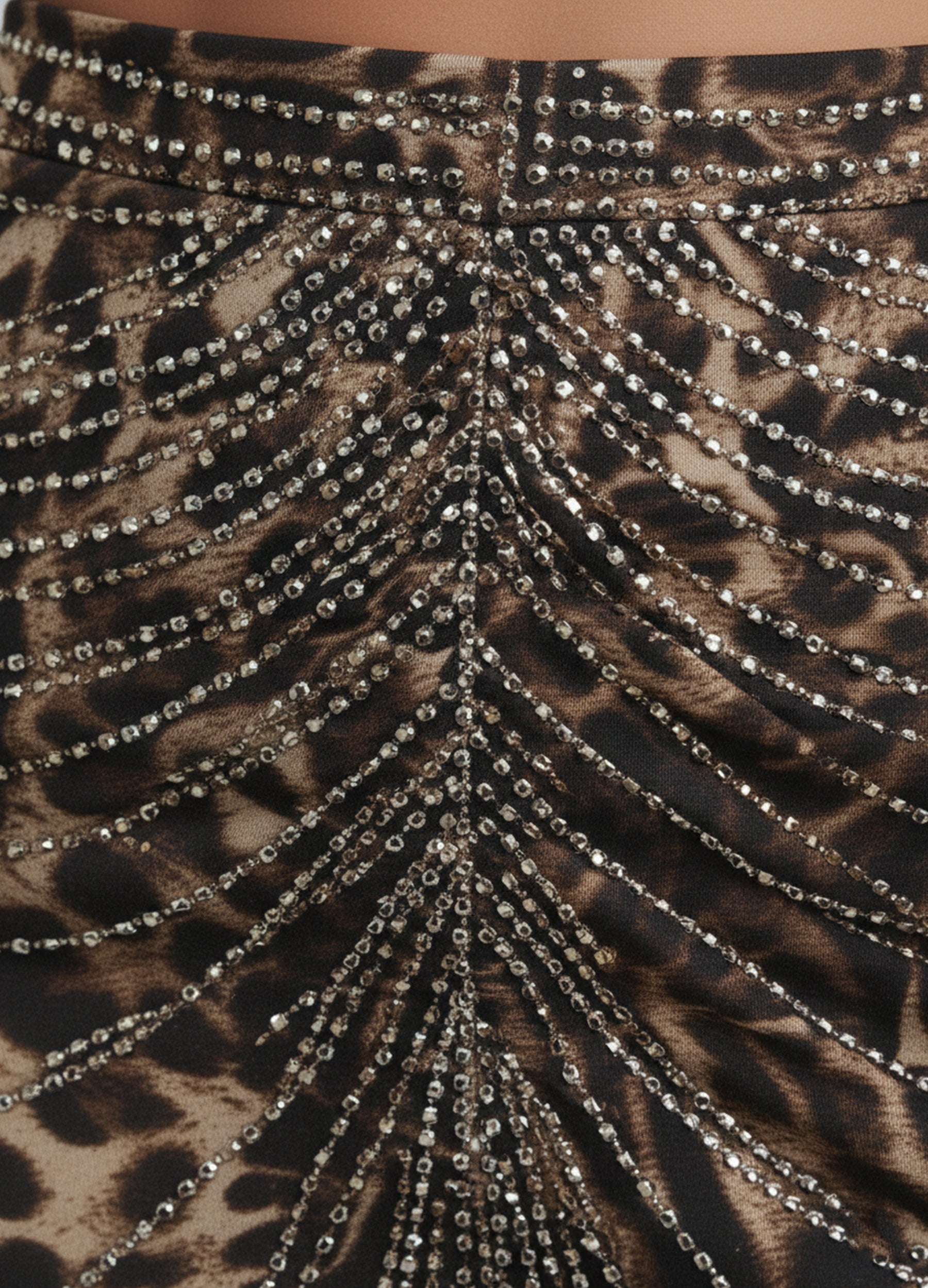 Wild Luxe Embellished Two-Piece Set